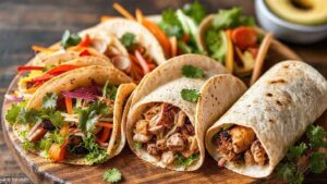Receitas Fitness em Formato de Tacos, Wraps