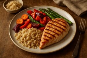Comida Fitness para Jantar sem Glúten e sem Lactose