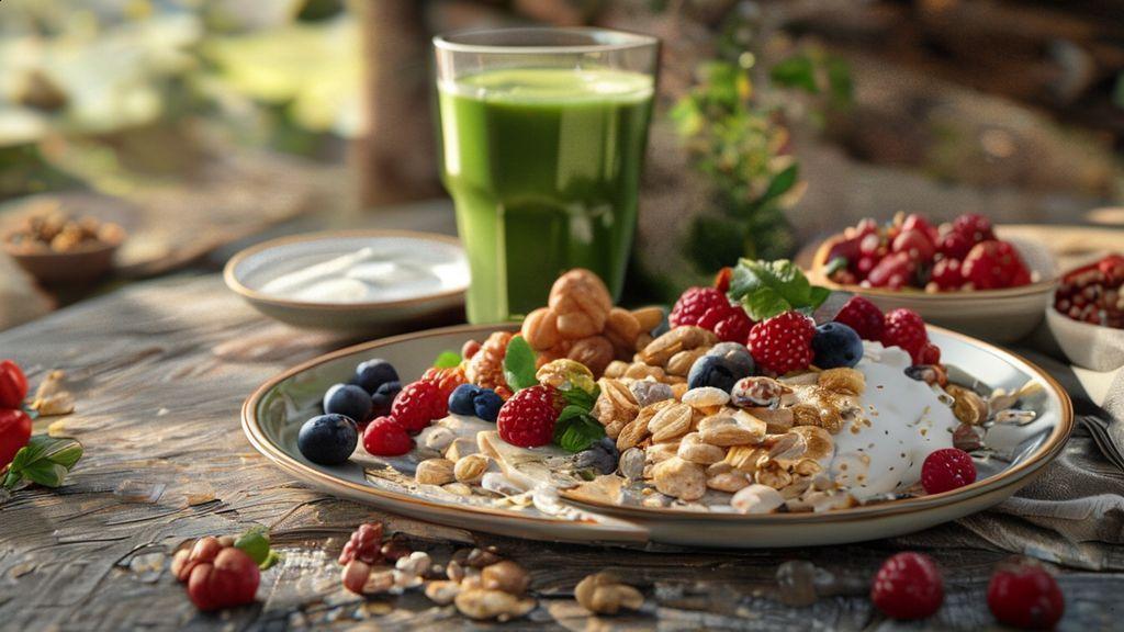 Comida fitness receita para o café da manhã: energia e saúde - receitas fáceis