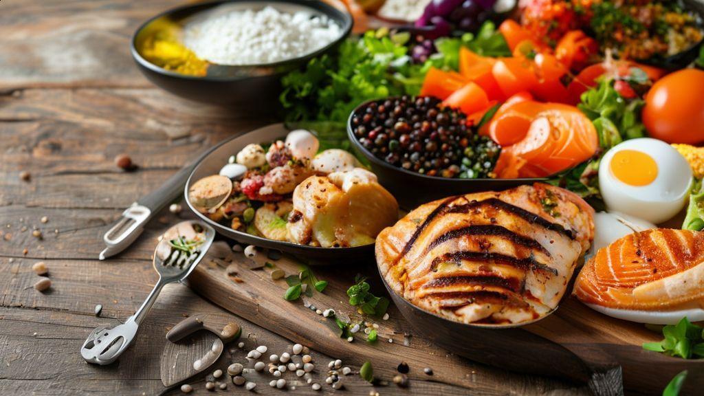 Comida fitness receita rica em proteína para ganhar massa muscular; Guia rápido