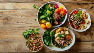 Comida fitness simples com 3 a 5 ingredientes