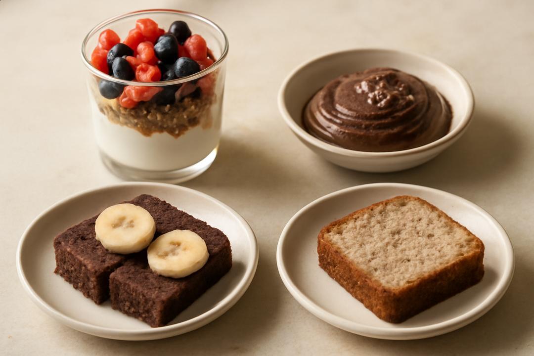 Comida fitness simples doce: sobremesas leves para a dieta — 8 receitas práticas