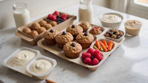 Comida fitness simples para lanches rápidos