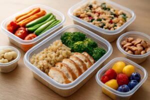 Comida fitness simples para levar ao trabalho