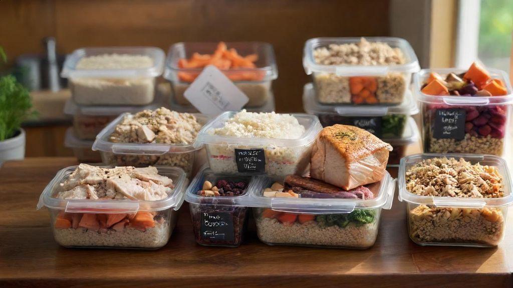Como preparar marmitas de comida fitness simples para a semana — 5 passos