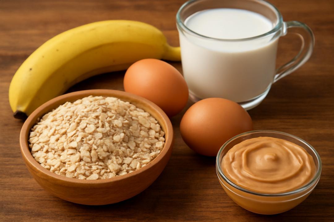 ingredientes-essenciais-e-substituicoes-saudaveis Panqueca doce fitness: receita saudável, rápida e saborosa
