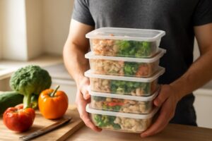 Receita de comida fitness para congelar