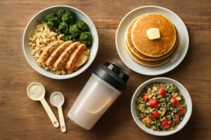 Receita de comida fitness para ganhar massa muscular