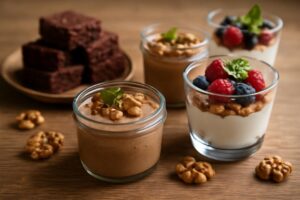Receita de comida fitness para sobremesas