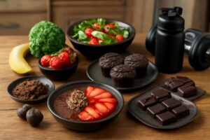 Receitas de comida fitness com chocolate amargo