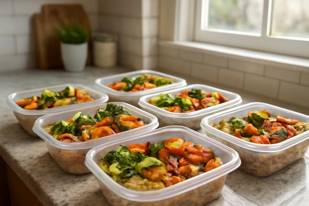 truques-de-cozimento-e-planejamento-semanal Comida Fitness para Jantar com Legumes Assados