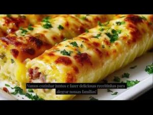 Basta misturar 3 ovos e batatas uma receita facil e rapida